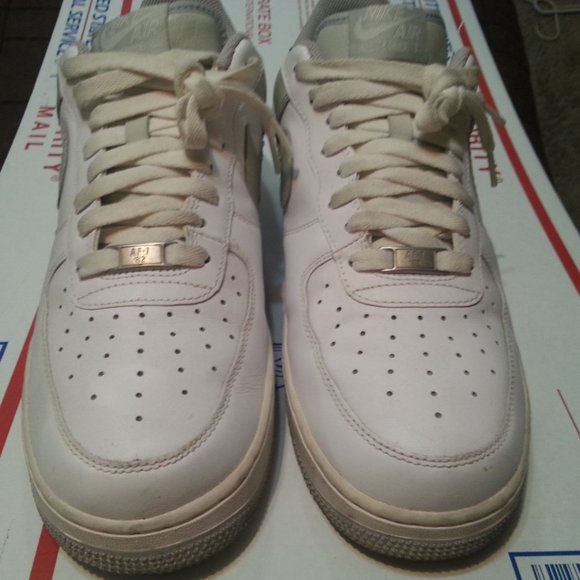 Vintage Nike Air Force 1 Shoes grey/white - Picture 4 of 9